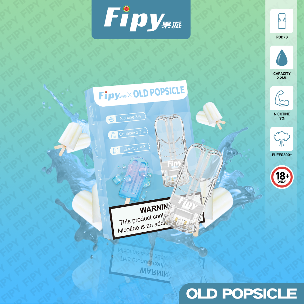 Fipy 果派透明煙彈-老冰棍 Fipy 果派透明煙彈-老冰棍