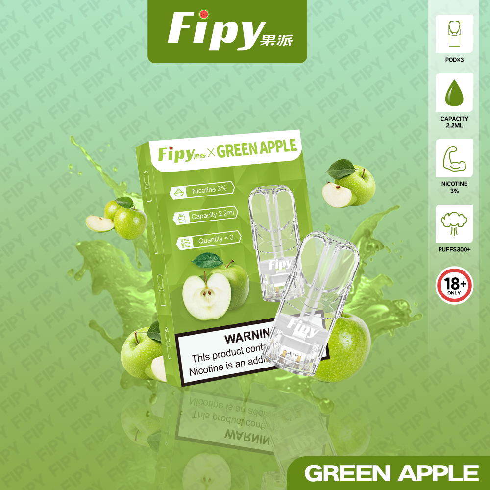 Fipy 果派透明煙彈-蘋果 Fipy 果派透明煙彈-蘋果