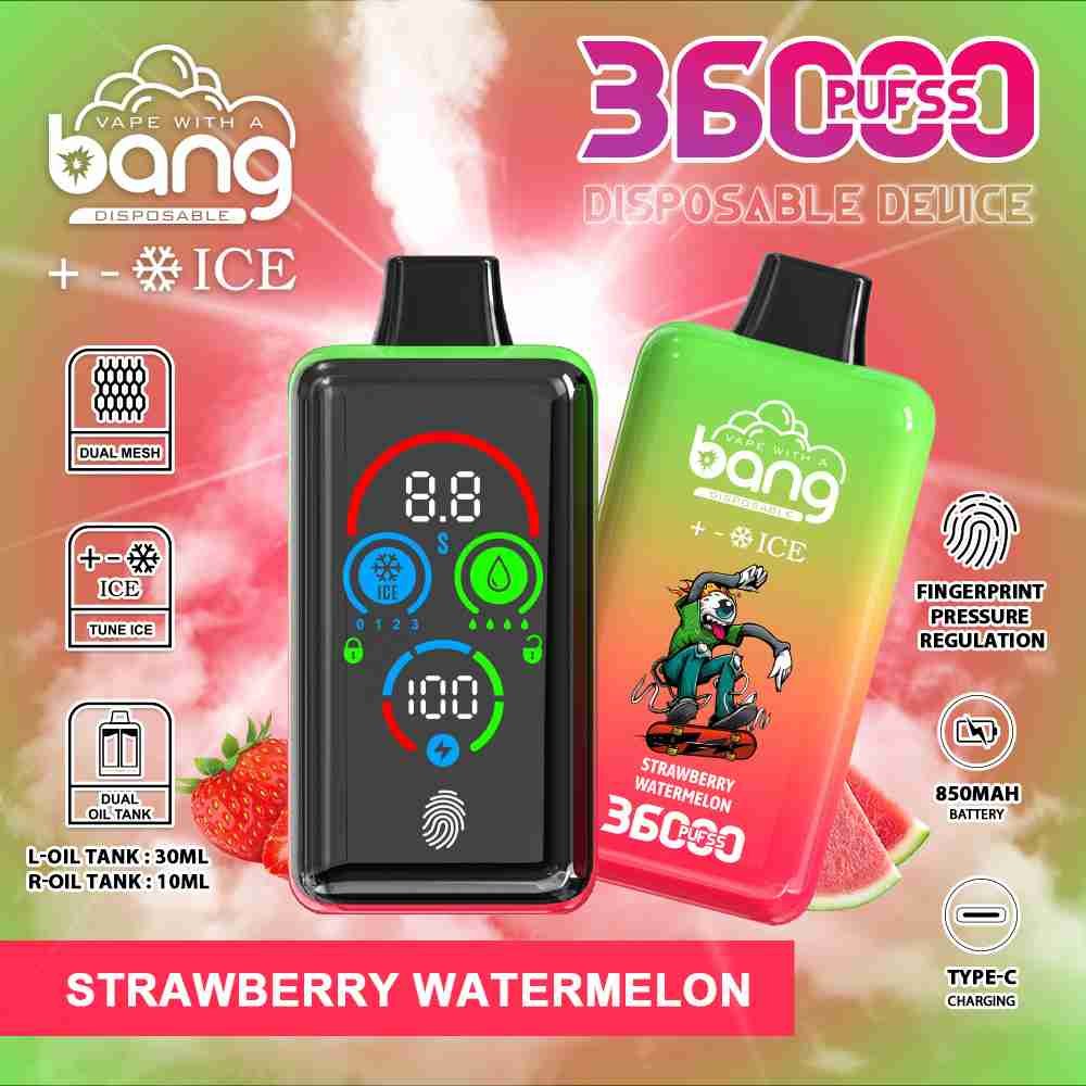 Bang-Ice-Level-36000Puffs-Strawberry-Watermelon Bang-Ice-Level-36000Puffs-Strawberry-Watermelon